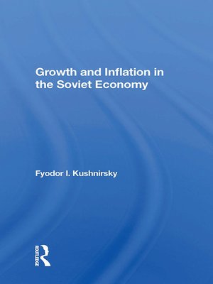cover image of Growth and Inflation In the Soviet Economy